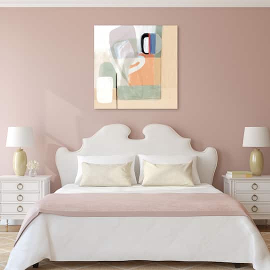 Empire Art Direct 38" x 38" Multiform I Free Floating Reverse Tempered Glass Wall Art